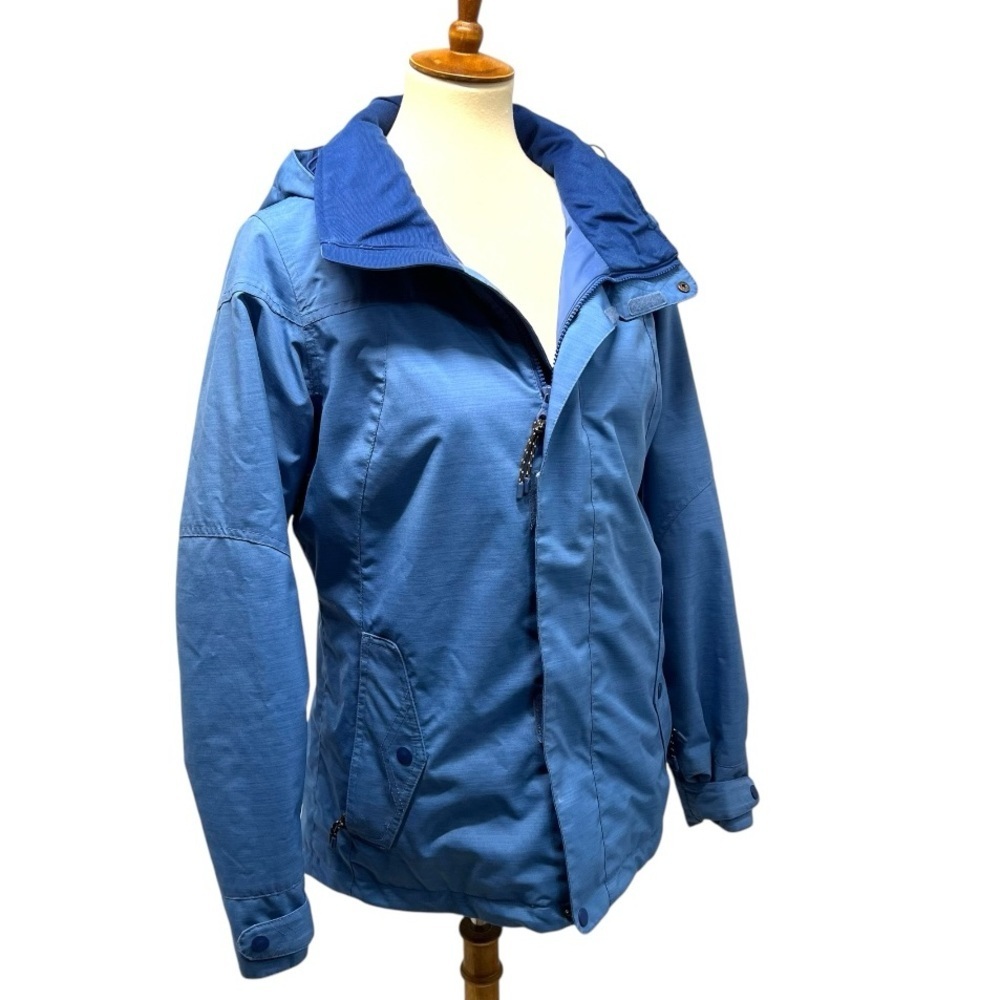 Burton Jet Set Blue Snowboard Ski Snow Sport Outdoor Winter Coat Women’s Medium - Picture 10 of 16